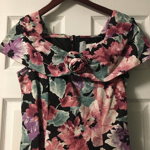 D.B.Y. Ltd Vintage 80’s Retro Formal Cocktail Party Dress Size 13 - Picture 2 of 15